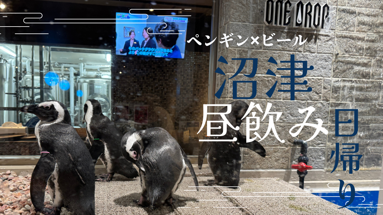 【沼津昼飲みモデルコース】ペンギン×クラフトビールと日本酒せんべろで楽しむ日帰りはしご酒